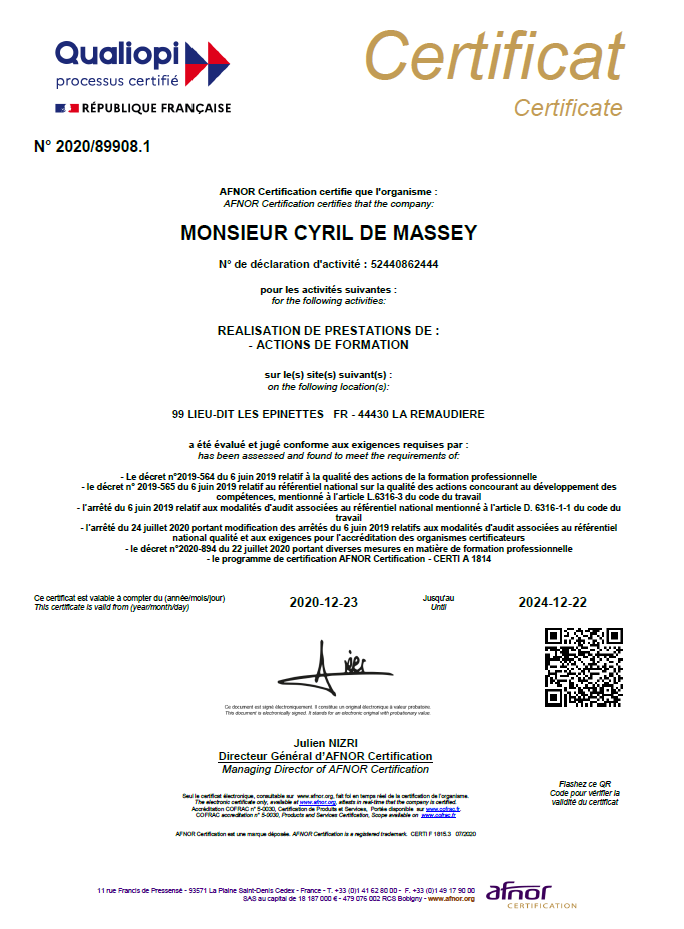 Certificat